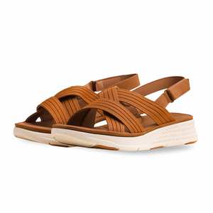 Sandalia de tacón formal Camel PU0362 - Product Image 3