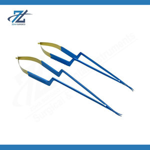 Ciseaux microscopiques professionnels Infinex Maestro Yasargil, baïonnette, acier inoxydable de haute qualité, instrument microchirurgical réutilisable - Product Image 2