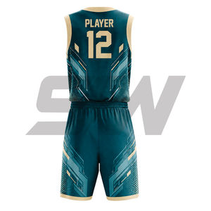 Maillots de basket-ball personnalisés à faible MOQ, tenues d'équipe sportive, tissu polyester à séchage rapide, uniforme de basket-ball respirant sur mesure - Product Image 5