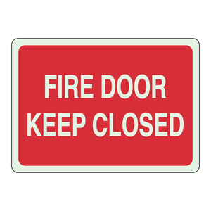 Panneau de signalisation de sécurité haute visibilité « Ne pas bloquer la porte coupe-feu » Brady pour usage intérieur et extérieur - Product Image 1