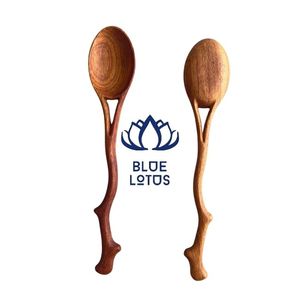 Cuillères à thé en bois durables de haute qualité, lot de 7, 5,8 pouces, petites cuillères pour miel, confiture, condiments, lavage à la main uniquement, ustensiles de cuisine - Product Image 1