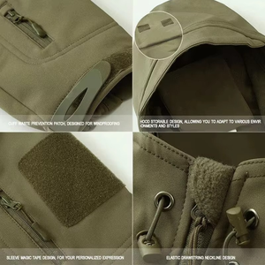 GRACE SIGN GS-HW Conjunto de Traje de Caza Impermeable, Cortavientos y Transpirable con Camuflaje, Estilo Invernal de Manga Larga para Exteriores, Unisex - Product Image 4