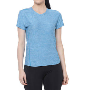 Camisetas Personalizadas para Mujer, Corte Regular, Cuello en V, Estilo Deportivo, Diseño con Costuras, Manga Corta - Product Image 2