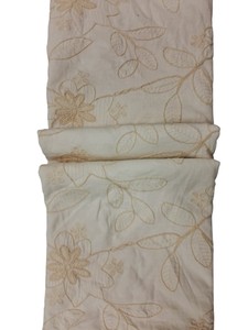 Tissu brodé de qualité supérieure en cordon blanc Dori/Cord, motif floral ton sur ton, travail de broderie au cordon, tissu tissé haut de gamme pour robes - Product Image 4