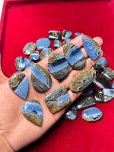 Opale bleue naturelle unique, pierres précieuses en cristal, cabochon d'opale bleue, prix compétitif pour la fourniture en gros OEM de bijoux - Product Image 6