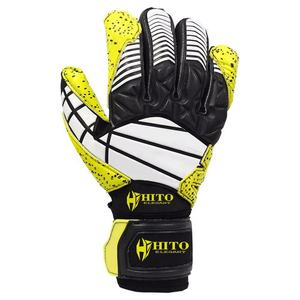 Gants de gardien de but, paume avant en latex aqua, dos en silicone injecté, coupe hybride en caoutchouc, sangle T-Tab attachée, enveloppe pour les doigts et le pouce - Product Image 2