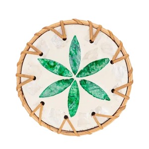 Elegant Shell Inlay <b>Drink</b> <b>Coasters</b> for Home Decor - Product Image 2