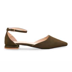 WN1035 Mehndi Pumps Pisos cómodos con diseño único - Product Image 4