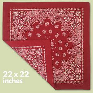 Pañuelo de algodón de alta calidad con diseño de Paisley, 23x23 pulgadas, suave, personalizado, para la cabeza, diseño de Paisley, pañuelo para vendedor, bufanda - Product Image 2