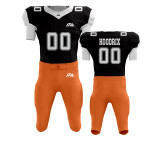 OEM Custom Sublimated American Football Uniform With Tackle Twill Logo And Name Number 12 Panel American Football Uniform - Product Image 2