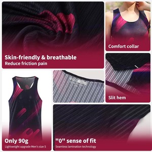 Camiseta Deportiva para Hombre, Transpirable, de Secado Rápido, Ultraligera, Personalizada con Impresión Térmica por Transferencia de Calor, Chaleco para Correr - Product Image 6
