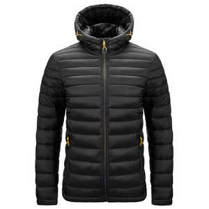 Puffer <b>Jacket</b> Stand Collar Thick Warm Bubble Coat Mens Puffy <b>Jacket</b> Oversized, Fashion Puffer <b>Jacket</b> Oem - Product Image 3