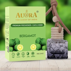 Premium Bergamot Hanging Wooden <b>Mini</b> Air Freshener Pendant Essential Oil Based Glass Bottle Liquid Car <b>Perfume</b> Factory Price - Product Image 1