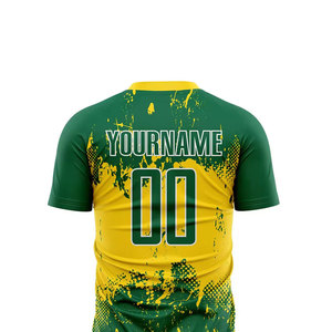 ชุดฟุตบอลมาใหม่ใส่สบายเสื้อฟุตบอลมีความต้องการสูงเสื้อฟุตบอลใส่สบายป้องกันการเกิดเป็นฝุ่นที่กำลังมาแรงระบายอากาศได้ดี - Product Image 1