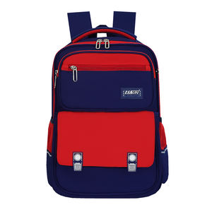 Mochila escolar Poliéster Impermeable Durable Modelo simple Multi bolsillo con opción de logotipo personalizado - Product Image 3