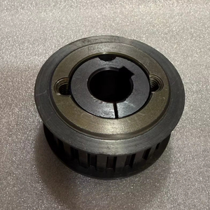 พูลเลย์ไทม์มิ่ง 24 ฟัน ระยะห่างแกน 25 มม. พร้อมบูชแบบเทเปอร์ล็อค วัสดุอะลูมิเนียม พร้อมหน้าแปลน - Product Image 1