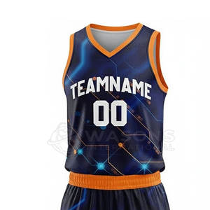 Camiseta de Baloncesto Reversible Sublimada con Diseño Personalizado al por Mayor, Camiseta de Baloncesto para Hombre y Jóvenes - Product Image 2