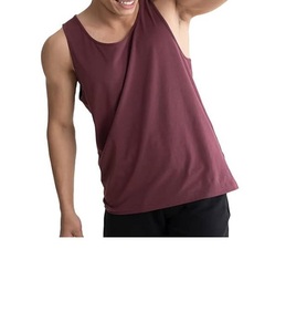 Stylish Fashionable Casual Men's Tank <b>Tops</b> 100% Cotton Sleeveless Breathable Fabric High Quality Low Price - Product Image 1