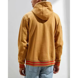 Sweat à capuche hiver épais en coton mélangé, molleton French Terry, broderie chenille, écologique, respirant, entièrement personnalisable - Product Image 3