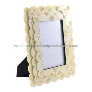 Cadre photo incrusté d'os fait à la main pour cadre photo couleur design personnalisé pour maison salon hôtel ou bureau mur - Product Image 3