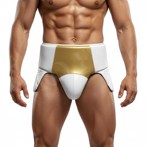 LOW MOQ High Quality Leather Groin Guard Protector for Men Martial Arts Boxing MMA Taekwondo OEM Kickboxing Karate Groin Pads - Product Image 3