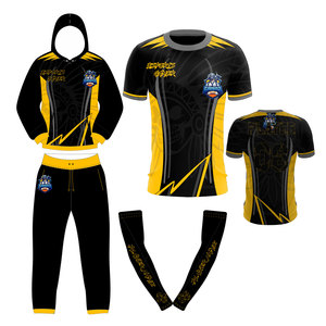 Maillot de jeu Esports personnalisé par sublimation, manches courtes, maillot d'équipe compétitif, vêtements de sport respirants, performance sportive, tournoi de joueurs - Product Image 3