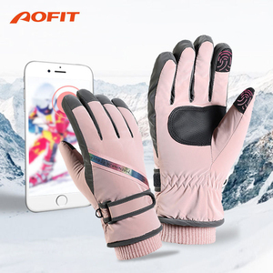 ถุงมือสกีฤดูหนาวแบบมืออาชีพ ถุงมือสโนว์บอร์ดกันน้ำและกันความหนาว สำหรับกีฬากลางแจ้งและกิจกรรมบนหิมะ ถุงมือฤดูหนาว - Product Image 3