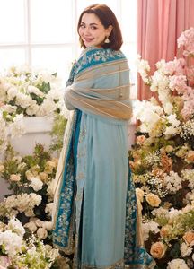 ชุดแต่งงานสวยงามแบบ Salwar Kameez ขายดี ชุดเดรสเสื้อเชิ้ตยาวพร้อมงานปักมือ ชุด Shalwar Kameez Kurta ของปากีสถาน คอลเลคชั่นวันอีด ปี 2026 - Product Image 3