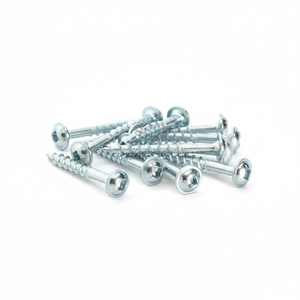 Tornillo Autorroscante para Madera PDC Modelo 8 CLASE 4, Cabeza Plana, Rosca Gruesa, Métrico/Pulgadas, Phillips/Pozi Drive, Niquelado/Zincado, Acero al Carbono - Product Image 1