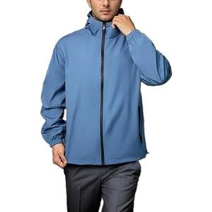 Chaqueta Cortavientos Personalizada para Hombre 2026, Transpirable, con Cierre, Forro Impermeable, Acepta Logotipo del Cliente, Ropa Deportiva OEM, para Lluvia - Product Image 4