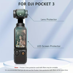 Protecteur d'écran en verre trempé pour caméra GoPro <span class=keywords><strong>Hero</strong></span> 13, film protecteur transparent <span class=keywords><strong>anti</strong></span>-rayures, dureté 9H - Product Image 2