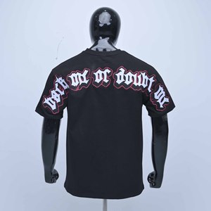 Custom Screen Printed Breathable <b>Men's</b> Casual Knitted Regular Fit Short Sleeve <b>Compression</b> O-Neck Eco-Friendly T-<b>Shirt</b> - Product Image 3