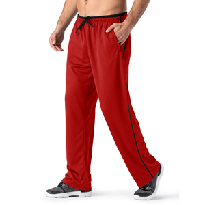 <b>Men's</b> High Quality Athletic Sweatpants with Durable Cotton Blend Fabric Drawstring Elastic Waist <b>Stretch</b> Construction Functional - Product Image 1