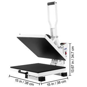 Pressa a Caldo Digitale Industriale ad Alta Pressione per Sublimazione, Riscaldamento Rapido, 15x15 Pollici, per T-Shirt, Dimensioni Piastra 40x60cm - Product Image 5