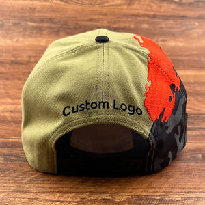 Gorra de Béisbol Personalizada con Logotipo, 100% Algodón, 6 Paneles, Estampado a Rayas, Transpirable, Impermeable, Unisex, Ajustada, Estilo Casual de Primavera/Verano - Product Image 6