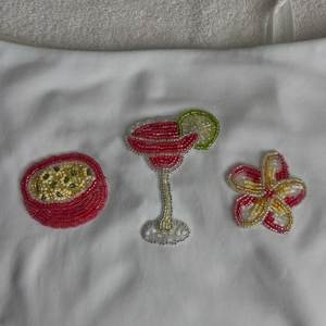Custom Summer Breathable Cotton Ladies Sleeve <b>Top</b> Stretch Knitted Beaded Handmade Rhinestone <b>Sequin</b> Trim Solid for <b>Tops</b> - Product Image 1
