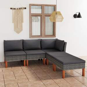 Conjunto de Muebles de Jardín Grises - Product Image 1