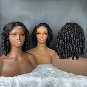 Magic Pixie perruque bouclée cheveux humains naturels noirs non traités cheveux bruts pour les femmes porter directement - Product Image 1