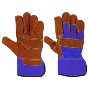 Gants de travail en cuir de vachette pleine fleur de haute qualité du Pakistan, résistants, industriels, imperméables, pour la construction - Product Image 6