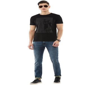 Camiseta de Hombre de Alta Calidad, Oversize, con Hombros Caídos, Personalizada con Bordado, Estilo Casual para Exteriores, Cuello Redondo, Manga Corta - Product Image 1