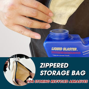 Pistolet de sablage pneumatique portable Lematec fabriqué à Taïwan, modèle AS118-12, avec tuyau de siphon, fonction d'aspiration, recyclage du sable - Product Image 5