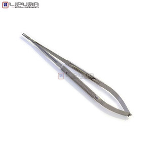 Portaagujas Micro de 18.5 cm Jacobson para Instrumentos Médicos con Mordazas Rectas TC, Mecanismo de Bloqueo Manual, Mango con Estándar de Seguridad MOL - Product Image 6