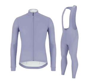 Ensemble de maillots de cyclisme unisexes personnalisés pour l'été, réversibles, extensibles dans quatre directions, séchage rapide, légers, en spandex/polyester, vêtements de vélo OEM - Product Image 1