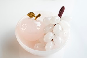 ชามผลไม้หินอ่อนสีชมพู ทนไฟ ทันสมัย สำหรับห้องครัว ห้องรับประทานอาหาร วิลล่า ห้องนั่งเล่น ตกแต่งผนัง - Product Image 5