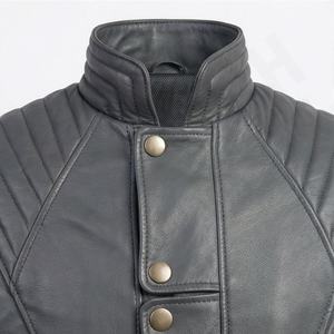 Veste de moto en cuir véritable pour homme de qualité supérieure, nouvelle arrivée, vestes de moto d'hiver, protections amovibles, personnalisables - Product Image 4
