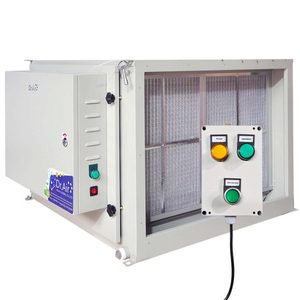 Precipitador Electrostático Montado en Ducto MAX-8000, Purificador de Aire ESP con Aislamiento Eléctrico Seguro para Grasa y Humo - Product Image 1