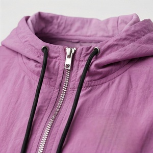 <b>Women's</b> Color Blocked Hooded Sporty 2 Piece Shorts <b>Set</b> Full Sleeve Breathable Polyester Above Knee Regular Fit Spring Summer - Product Image 4