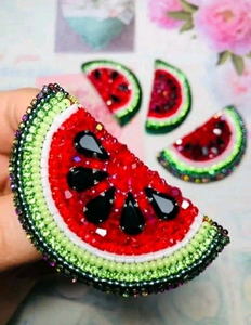 Sophisticated Premium Lightweight High Quality Handmade Bead Embellished Brooch Stylish Embroidery Pin Eco-Friendly Women - Product Image 2