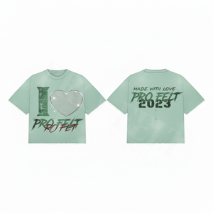 Camiseta Personalizada de Verano para Hombre, de Alta Calidad, 100% Algodón, Transpirable, Estilo Hip Hop, con Pedrería, Logotipo Personalizado, Cuello Redondo, Manga Corta, Corte Holgado - Product Image 3