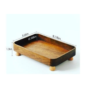 Bandeja de Madera Multiusos para Servir Desayuno, Café, Té, Mesa de Comedor, Cocina, Sala de Estar, Hogar y Oficina - Product Image 5